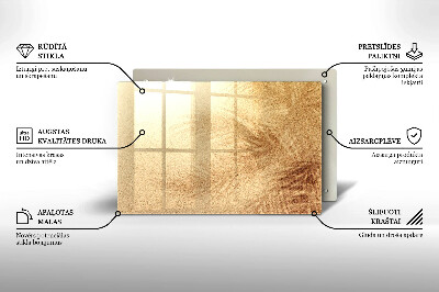 Grafkaars onderzetter rectangular Zand