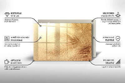 Grafkaars onderzetter rectangular Zand