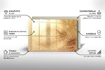 Grafkaars onderzetter rectangular Zand