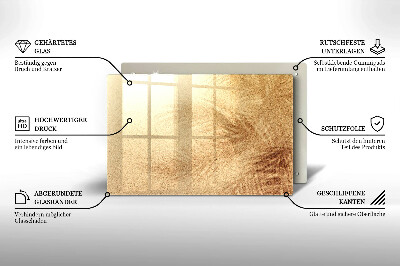 Grafkaars onderzetter rectangular Zand