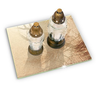 Grafkaars onderzetter rectangular Zand