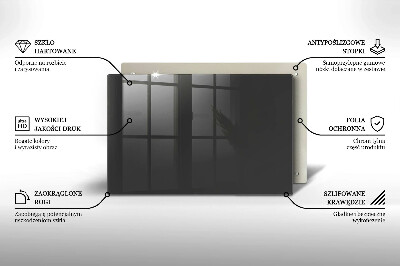 Grafkaars onderzetter rectangular Grijze kleur