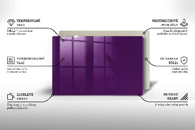 Grafkaars onderzetter rectangular Violet