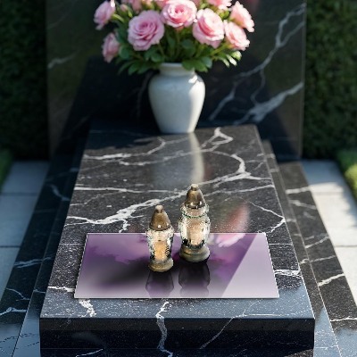 Grafkaars onderzetter rectangular Violet