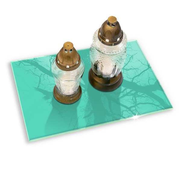 Grafkaars onderzetter rectangular Groene kleur