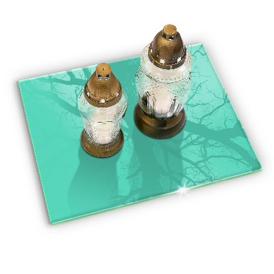 Grafkaars onderzetter rectangular Groene kleur