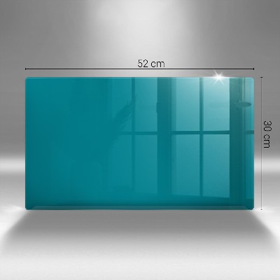 Grafkaars onderzetter rectangular Turquoise kleur