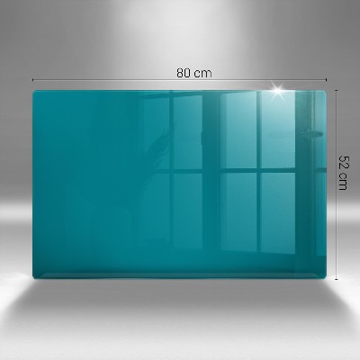 Grafkaars onderzetter rectangular Turquoise kleur