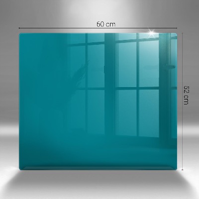 Grafkaars onderzetter rectangular Turquoise kleur