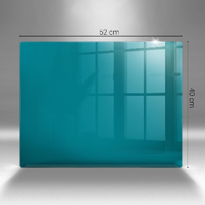Grafkaars onderzetter rectangular Turquoise kleur