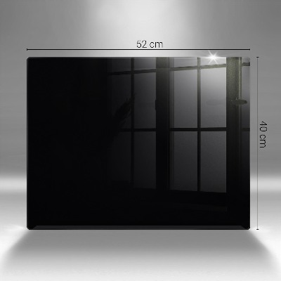 Grafkaars onderzetter rectangular Zwarte kleur