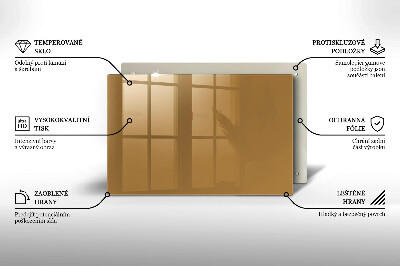 Grafkaars onderzetter rectangular Beige kleur