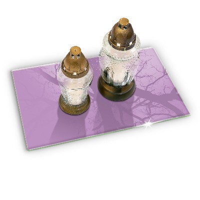 Grafkaars onderzetter rectangular Violet