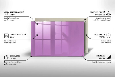 Grafkaars onderzetter rectangular Violet
