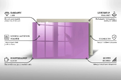 Grafkaars onderzetter rectangular Violet