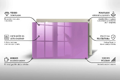 Grafkaars onderzetter rectangular Violet
