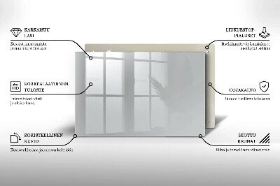 Grafkaars onderzetter rectangular Grijze kleur