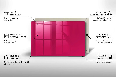 Grafkaars onderzetter rectangular Roze kleur