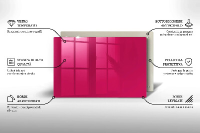 Grafkaars onderzetter rectangular Roze kleur