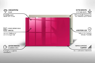 Grafkaars onderzetter rectangular Roze kleur
