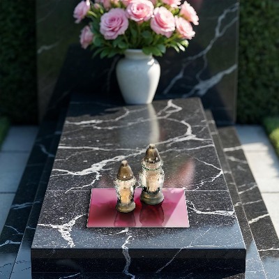 Grafkaars onderzetter rectangular Roze kleur