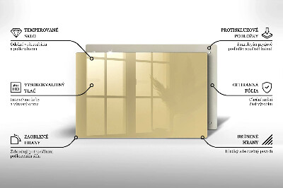 Grafkaars onderzetter rectangular Beige kleur