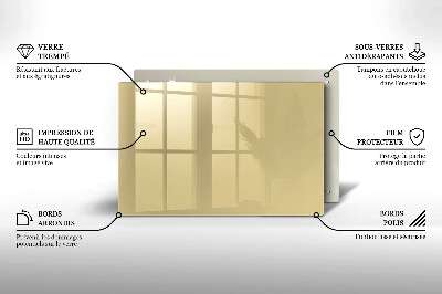 Grafkaars onderzetter rectangular Beige kleur