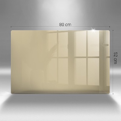 Grafkaars onderzetter rectangular Beige kleur