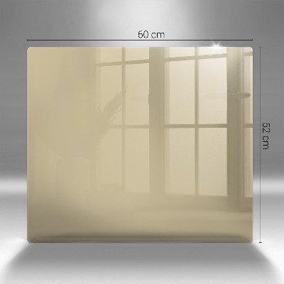 Grafkaars onderzetter rectangular Beige kleur