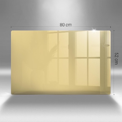 Grafkaars onderzetter rectangular Gele kleur