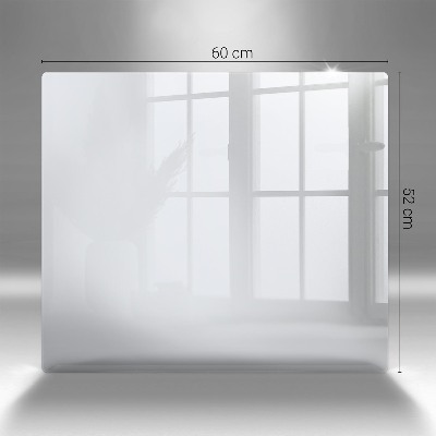 Grafkaars onderzetter rectangular Kleur wit