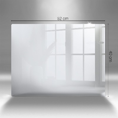 Grafkaars onderzetter rectangular Kleur wit