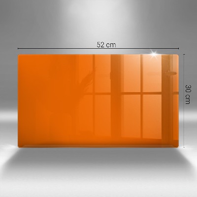 Grafkaars onderzetter rectangular Oranje kleur