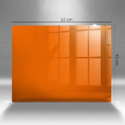 Grafkaars onderzetter rectangular Oranje kleur