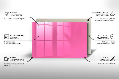 Grafkaars onderzetter rectangular Roze kleur
