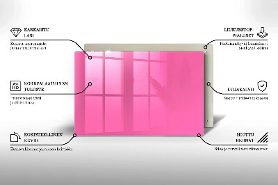 Grafkaars onderzetter rectangular Roze kleur