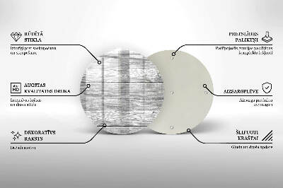 Grafkaars onderzetter Houten oude planken