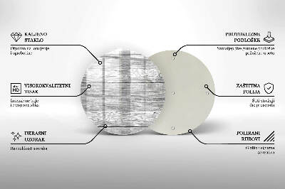 Grafkaars onderzetter Houten oude planken
