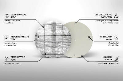 Grafkaars onderzetter Houten oude planken