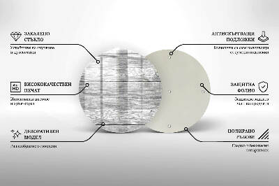 Grafkaars onderzetter Houten oude planken