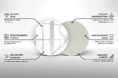 Grafkaars onderzetter Fijn marmer