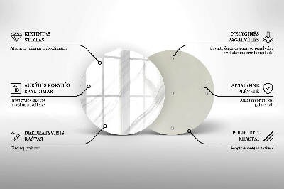 Grafkaars onderzetter Fijn marmer