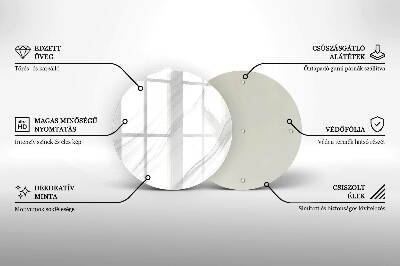 Grafkaars onderzetter Fijn marmer