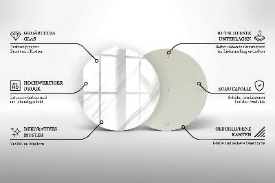 Grafkaars onderzetter Fijn marmer