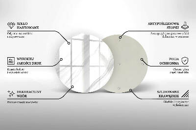 Grafkaars onderzetter Fijn marmer