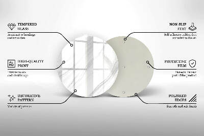 Grafkaars onderzetter Fijn marmer