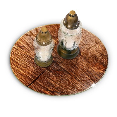 Grafkaars onderzetter Houten structuur