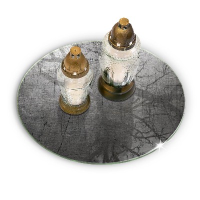 Grafkaars onderzetter Metalen textuur