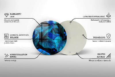 Grafkaars onderzetter Bladeren van junglevegetatie