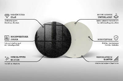 Grafkaars onderzetter rotstextuur